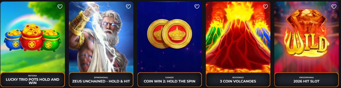 Slots de Corgibet Casino Selección de slots de Corgibet Casino con juegos de varios proveedores